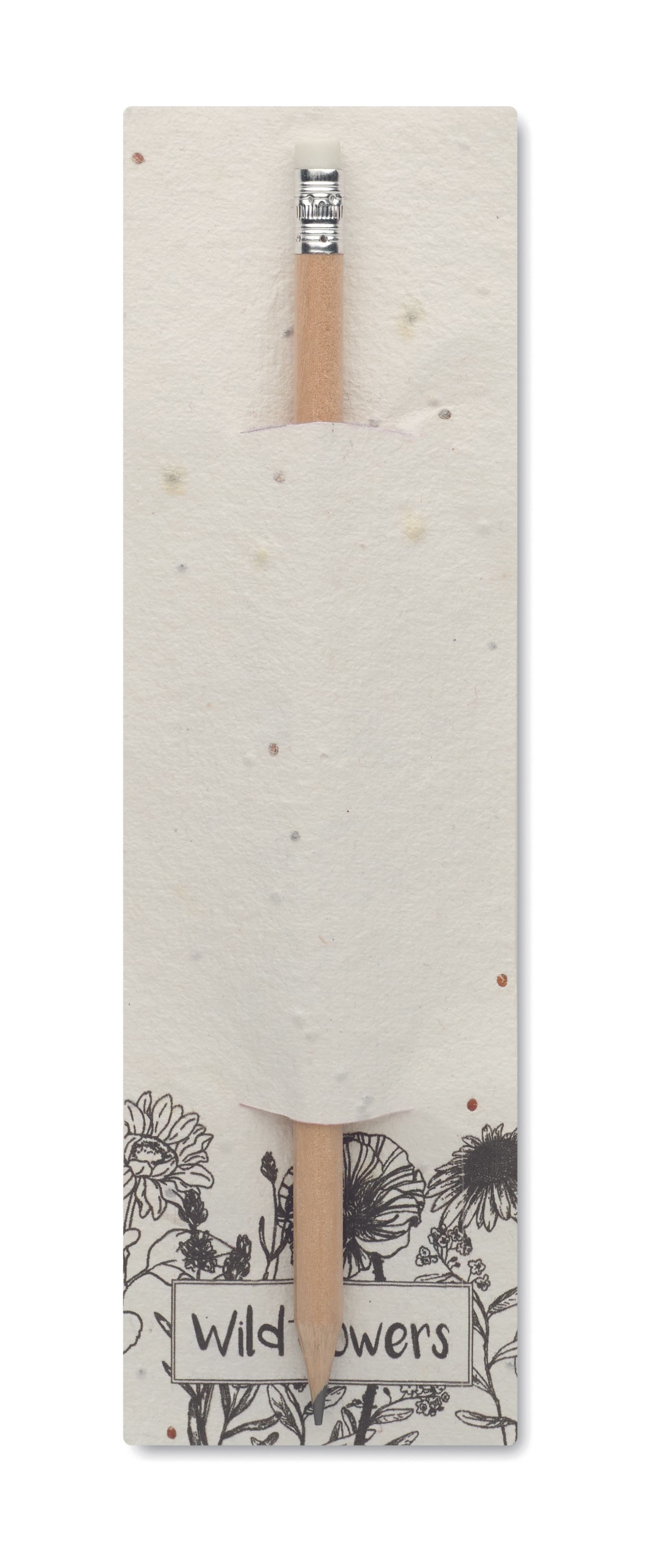 Natural Pencil In Seeded Pouch