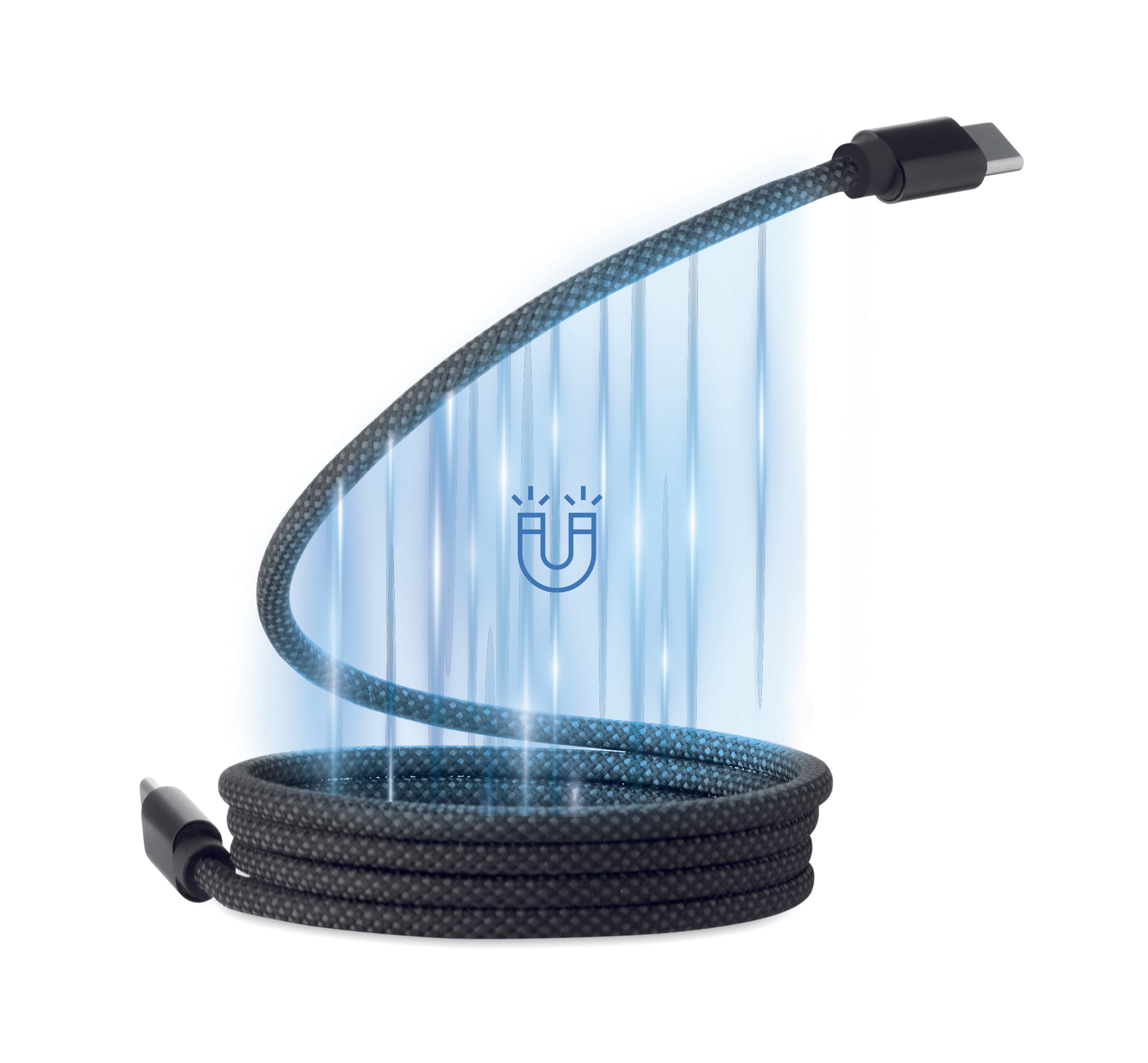 Braided Magnetic Cable In Rpet