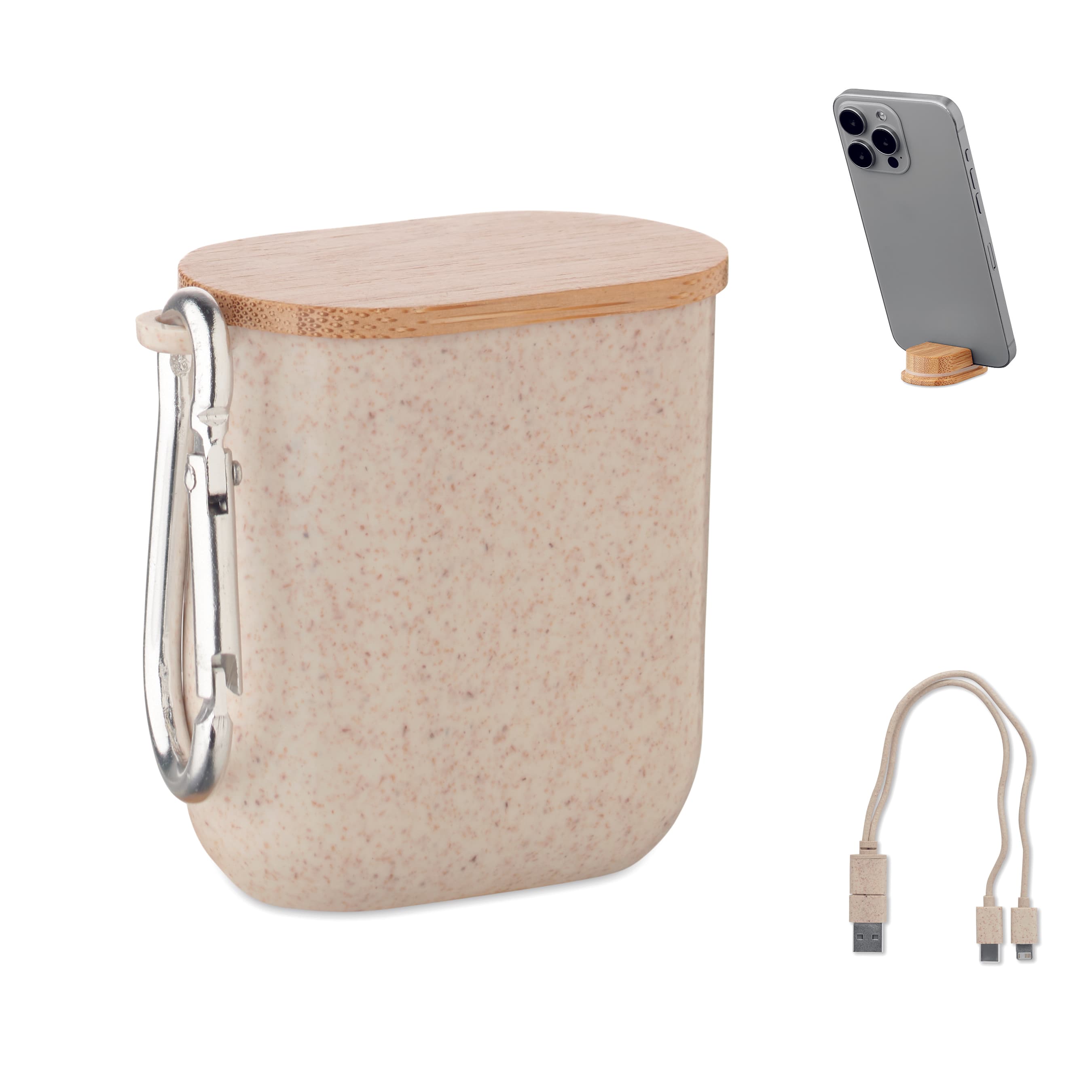 Bamboo Cable Set In Case