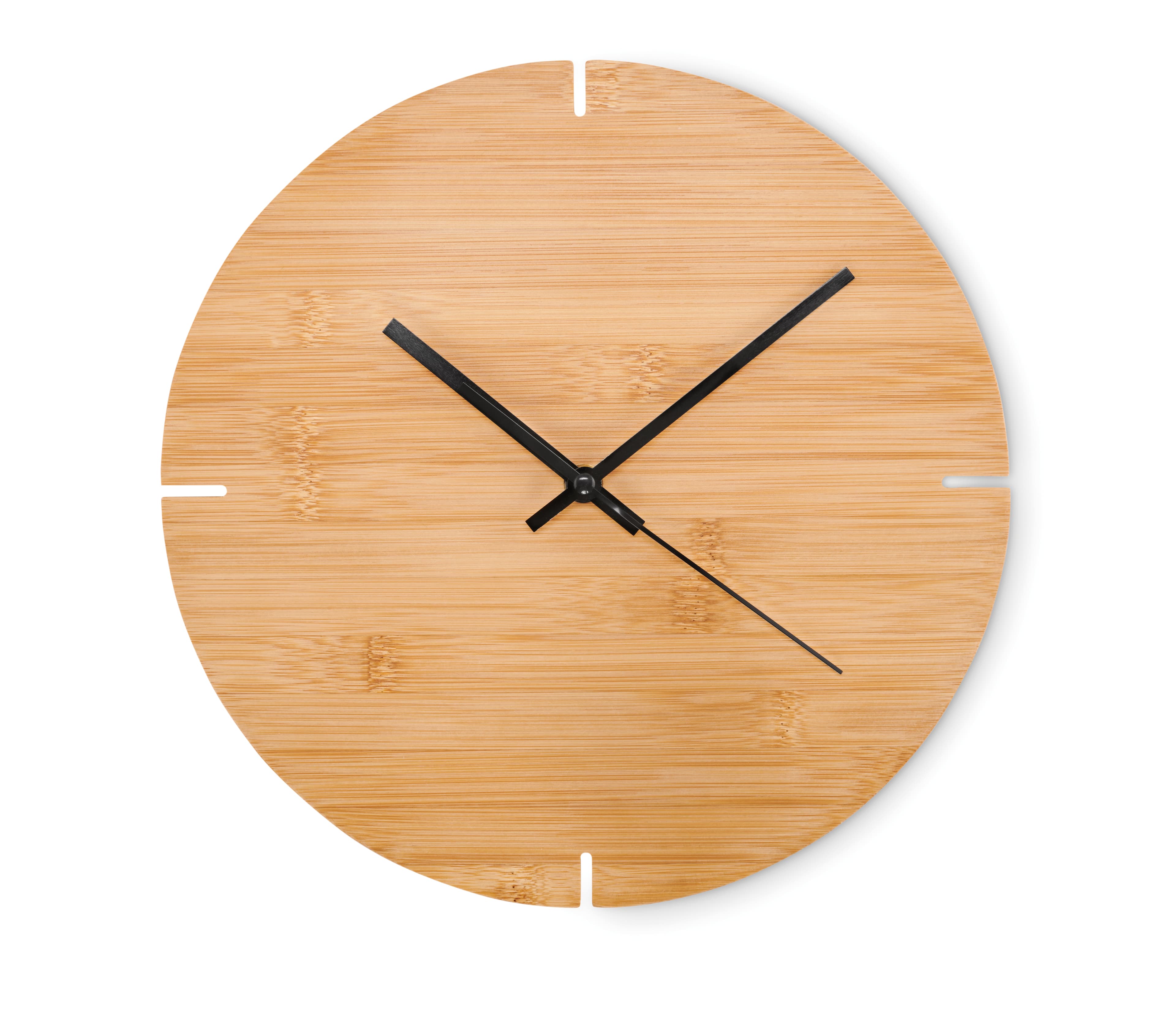 Round Shape Bamboo Wall Clock