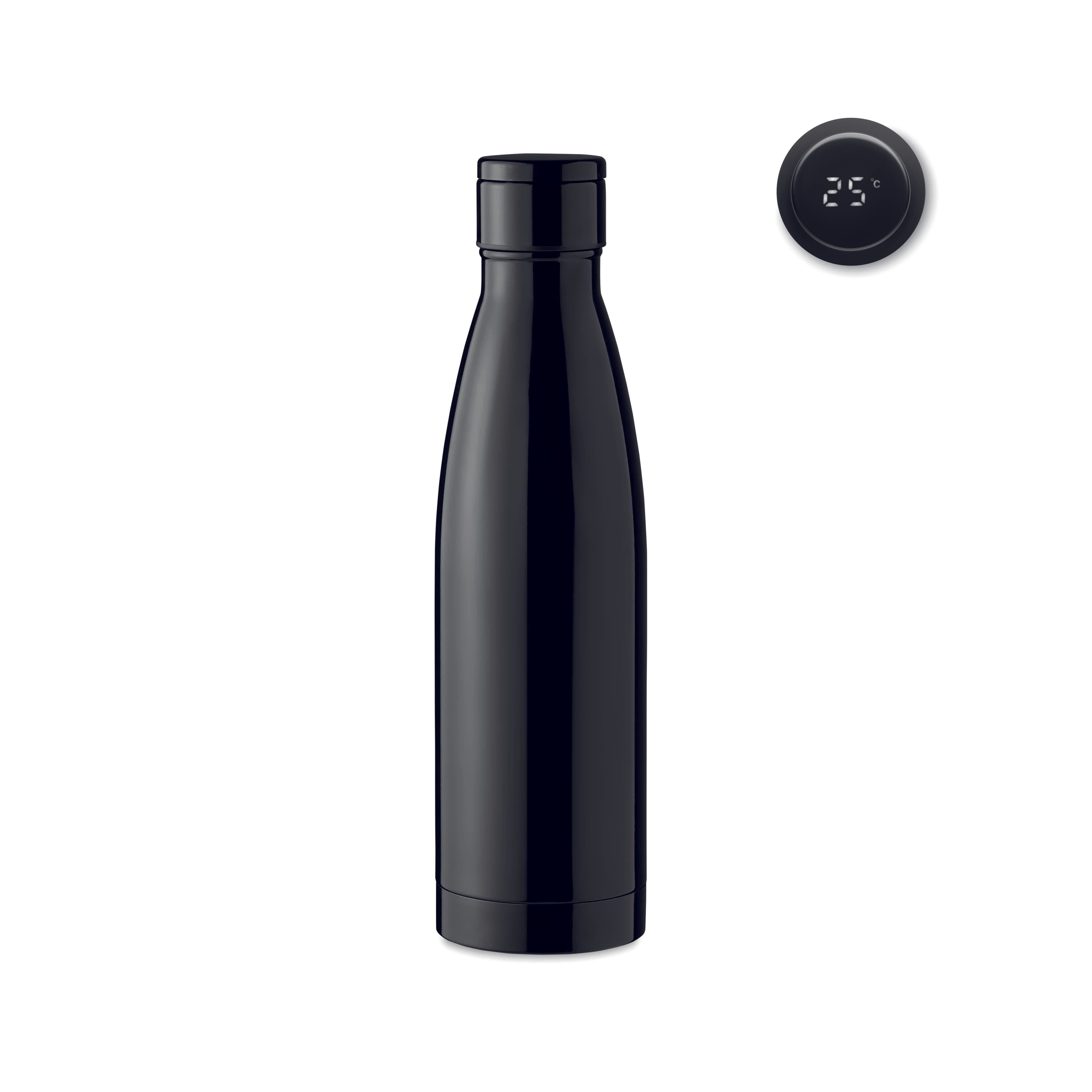 Stainless Steel Thermometer Water Bottle 500ml