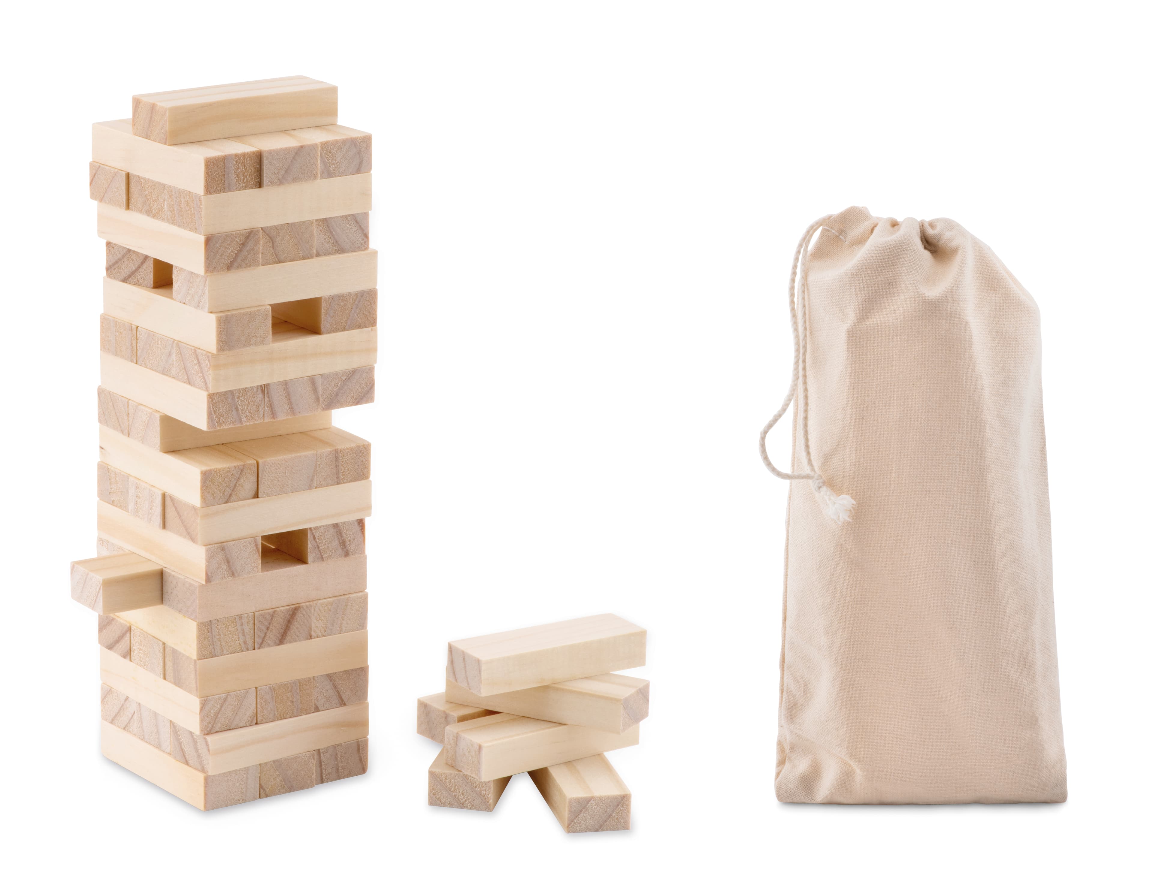 Tower Game In Cotton Pouch