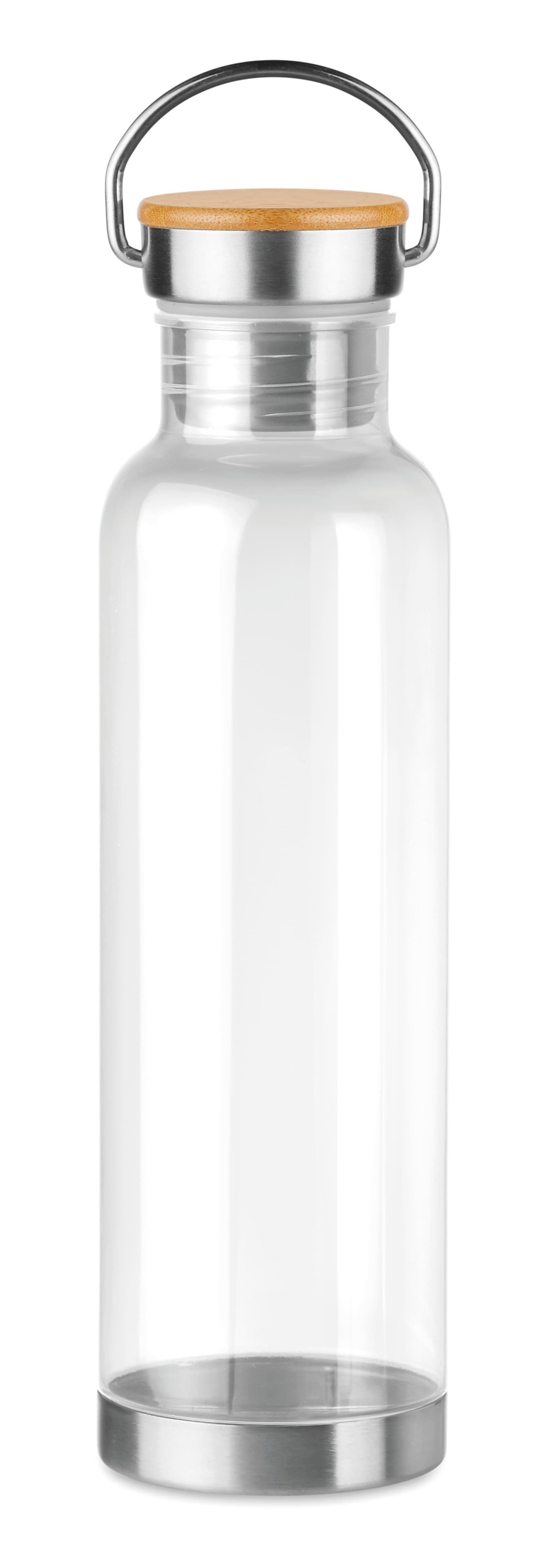Stainless Steel Tritan 800ml Water Bottle Bamboo Top