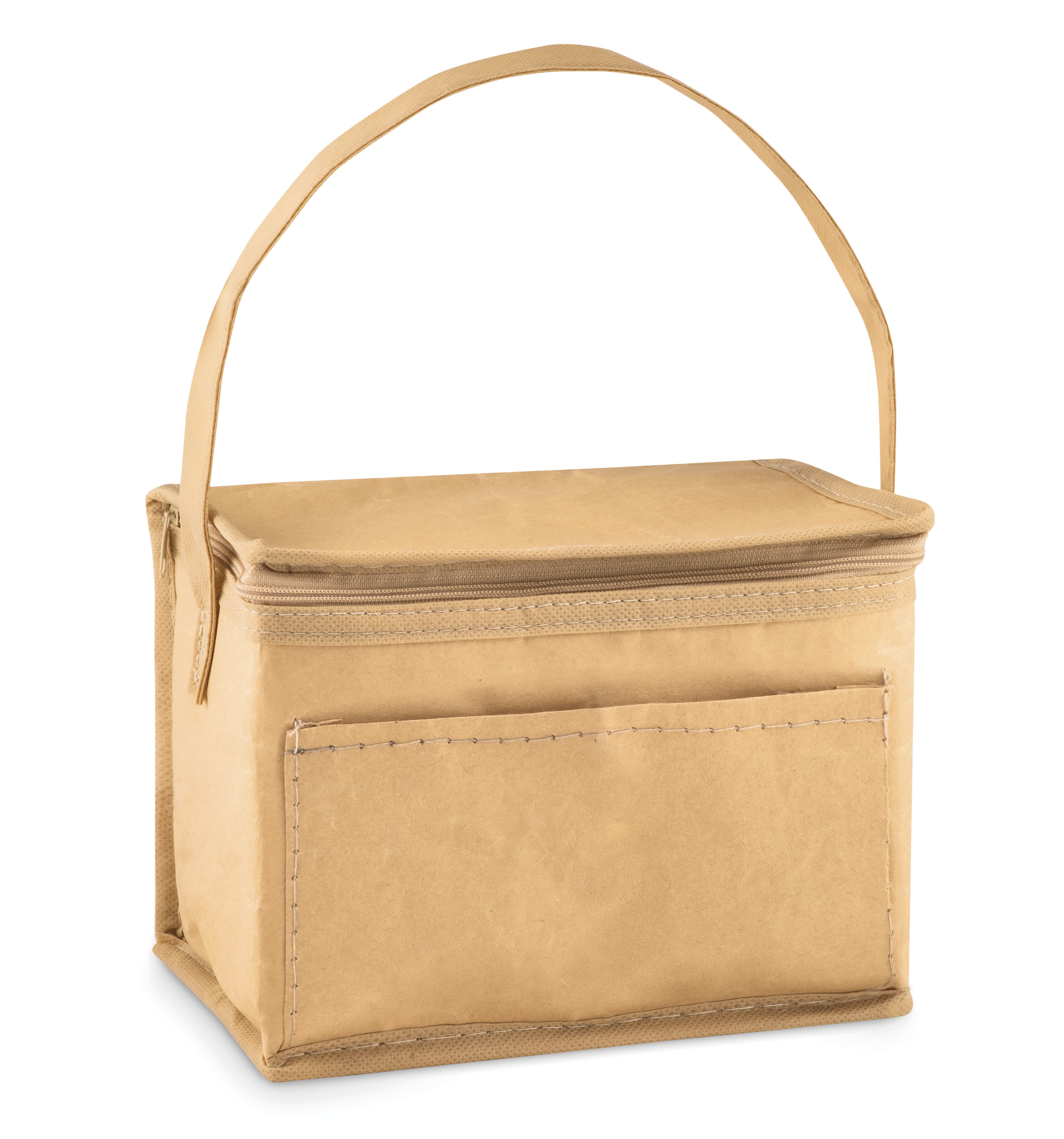 Recycled 6 Can Woven Paper Cooler Bag