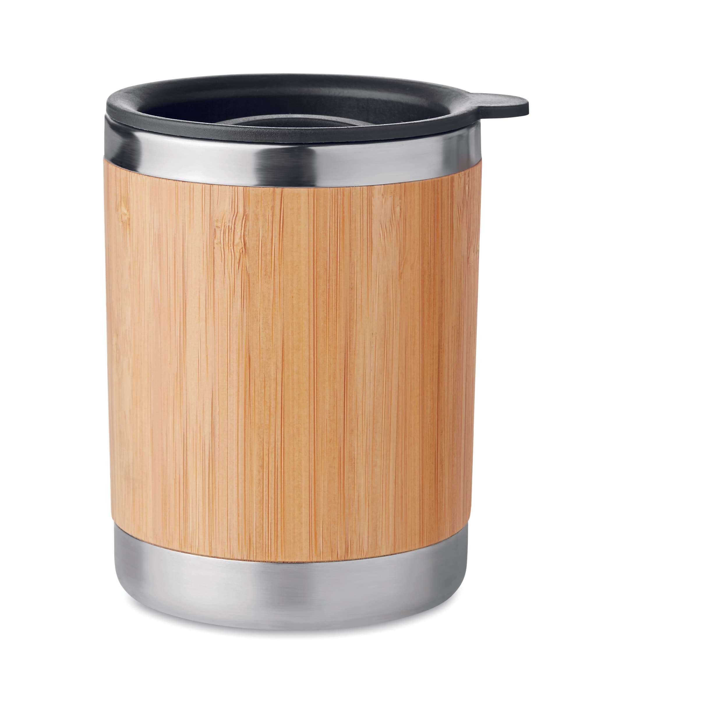 Stainless Steel Tumbler In Bamboo Cover 250ml