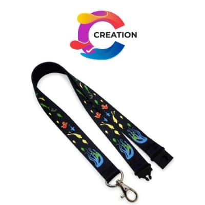 CREATION Dye Sublimated Lanyard Two Thumb Triggers 25mm