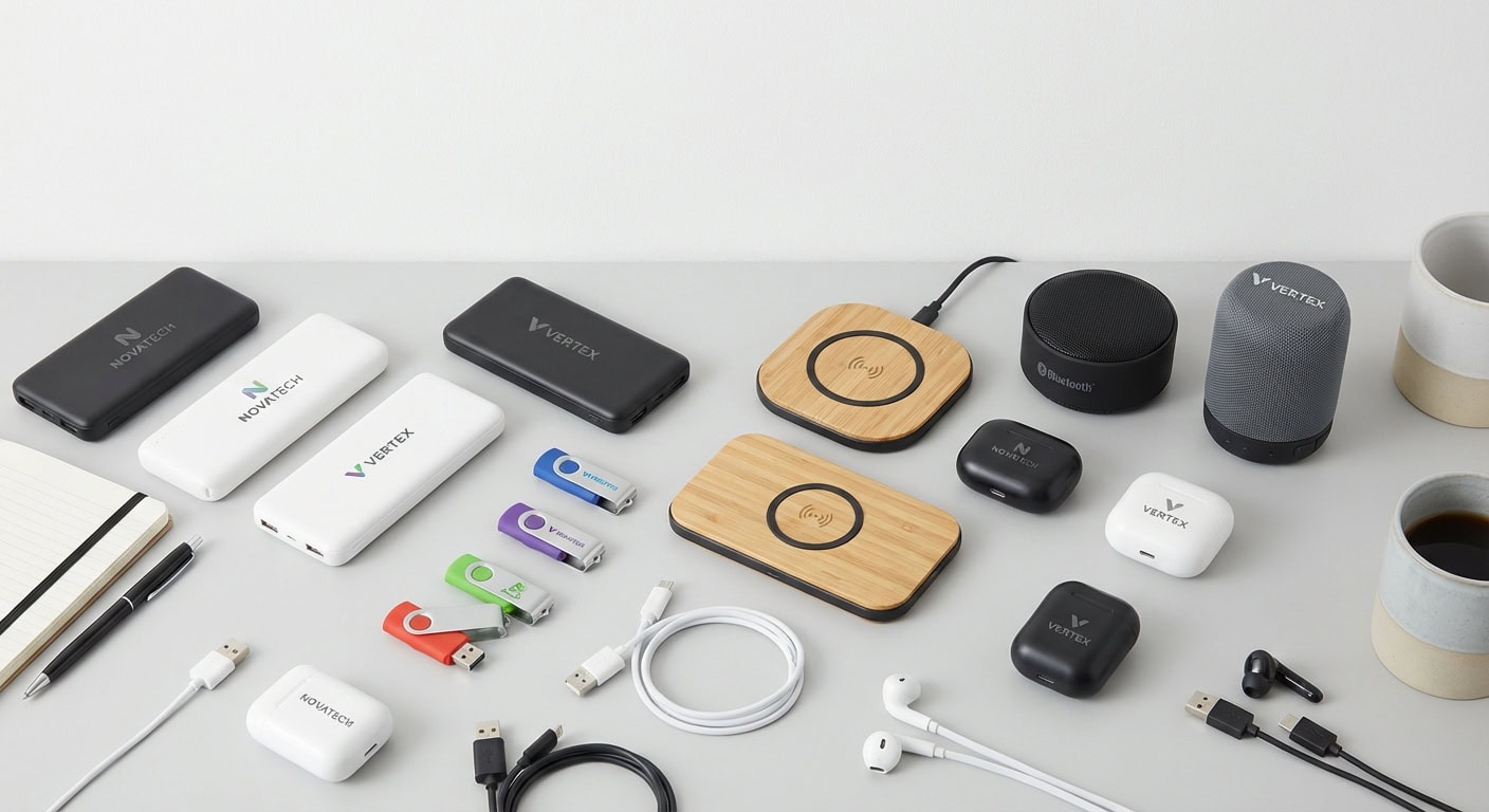 Branded Tech Gifts: Power Banks, Chargers & Phone Stands for 2026