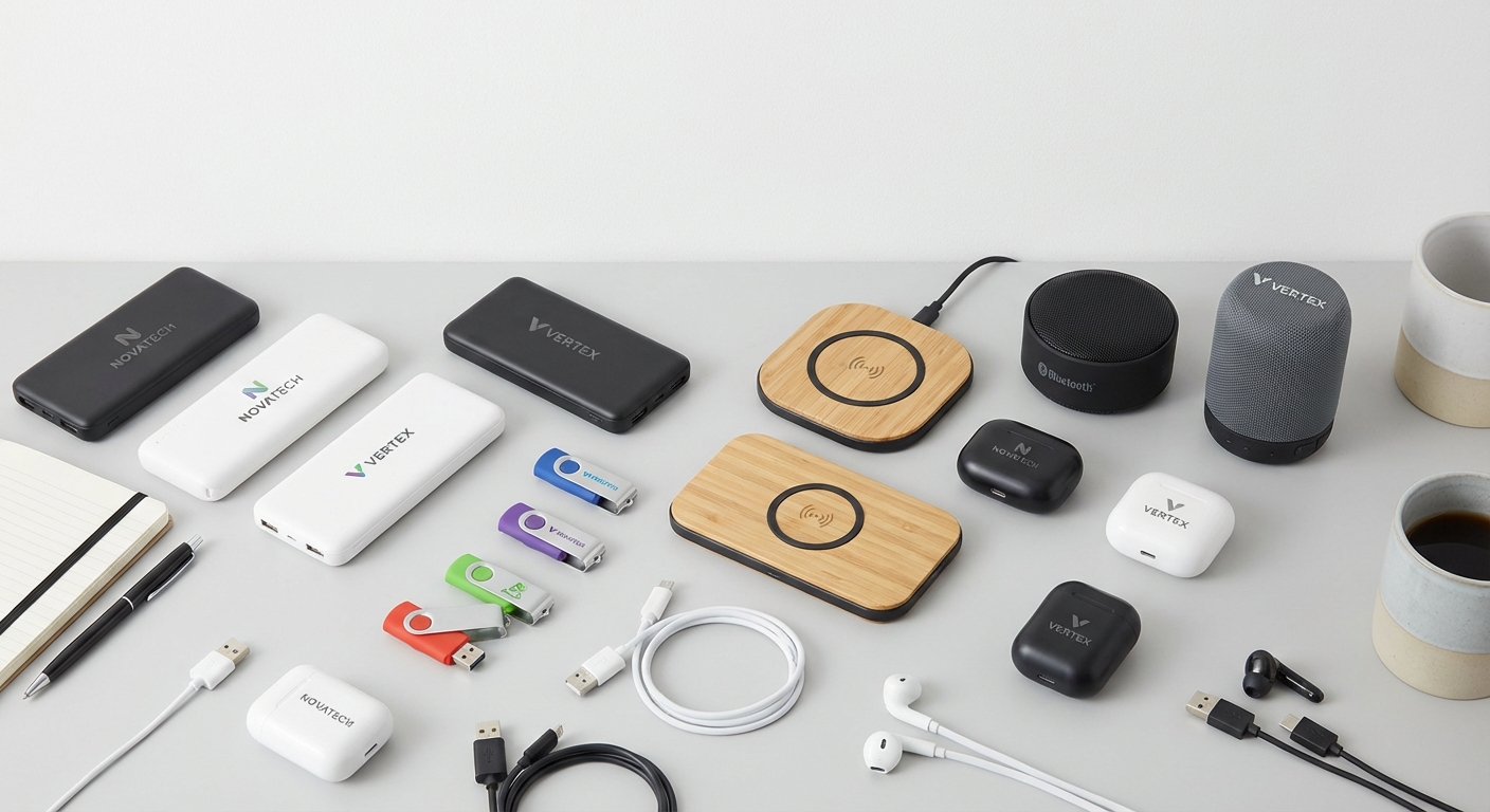 Branded Tech Gifts: Power Banks, Chargers & Phone Stands for 2026