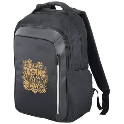 Custom Branded Vault RFID 15" laptop backpack 16L