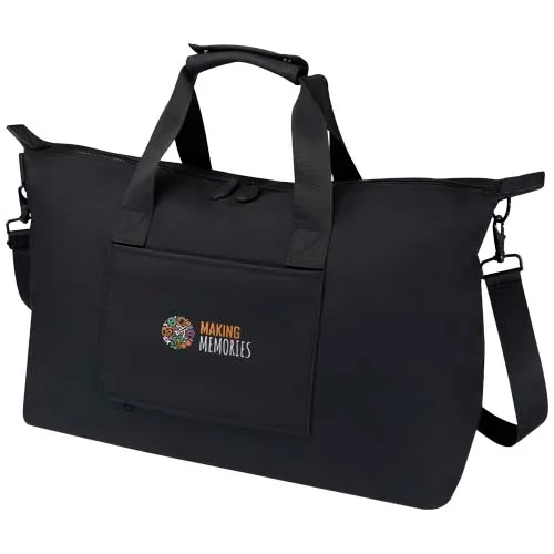 Custom Branded Turner 15.6" GRS recycled laptop duffel bag 36L
