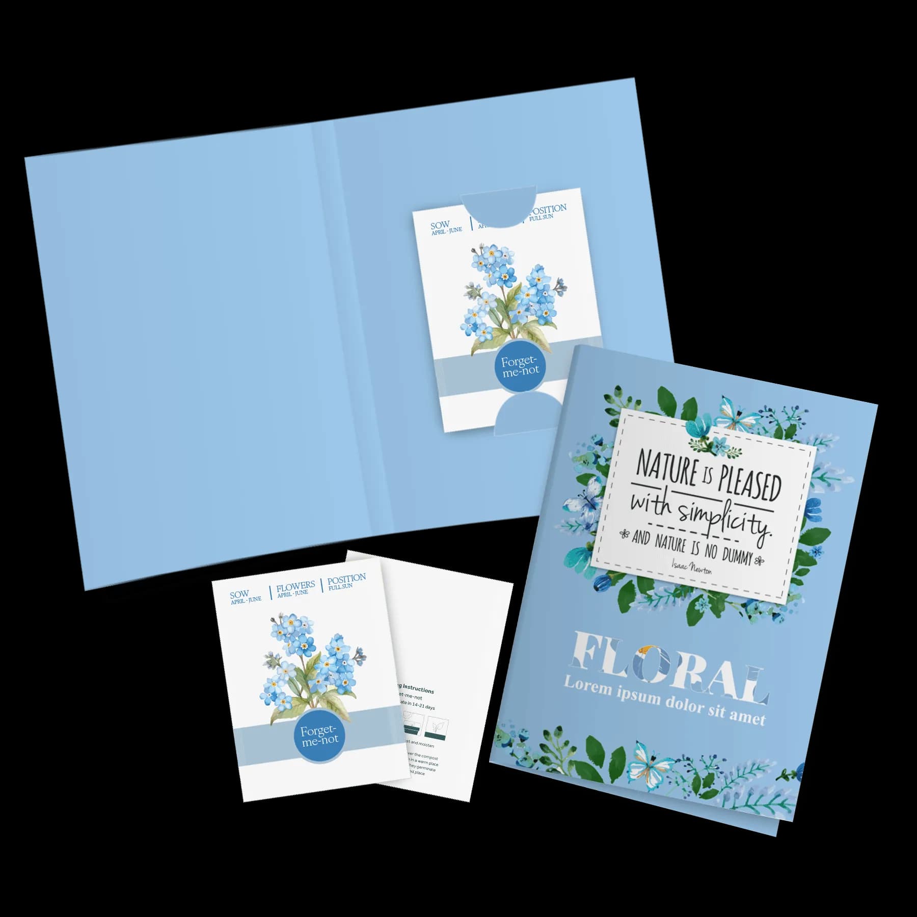Seed Packet Booklet