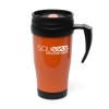 Polo Plus 400ml Travel Mug in amber