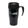 Polo Plus 400ml Travel Mug in black