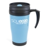 Polo Plus 400ml Travel Mug in cyan