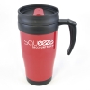 Polo Plus 400ml Travel Mug in red