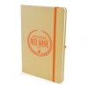 A5 Natural Nebraska Recycled Notebook in amber