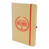 A5 Natural Nebraska Recycled Notebook in red