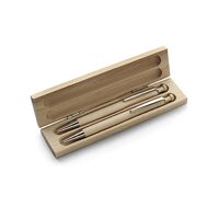 Wooden pen and pencil set