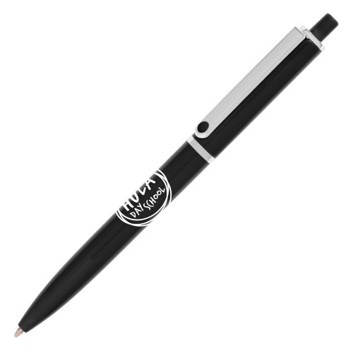 Dottie Push Action Ball Pen with Metal Trim